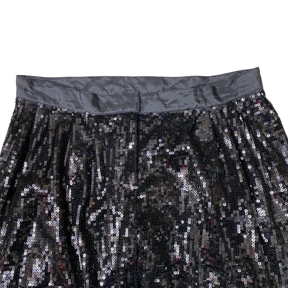 Sea New York black sequin cocktail party pants - Picture 3 of 5